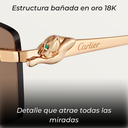 Gafas Panthère de Cartier - UV400 | Lujo Eterno